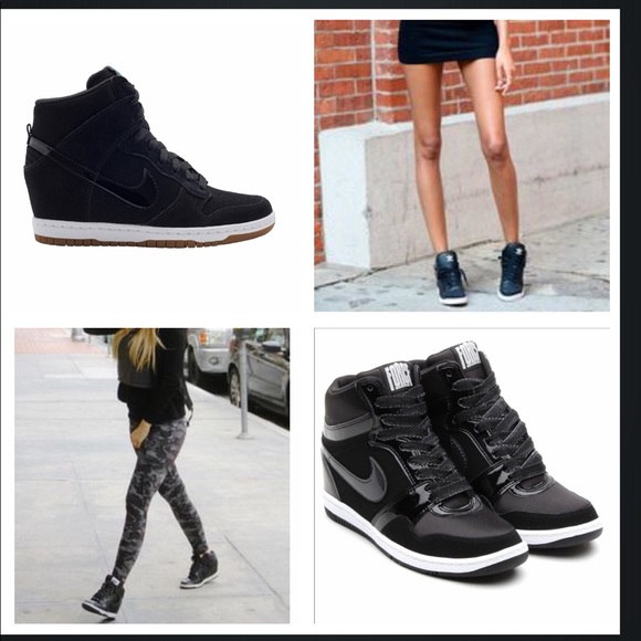 nike force wedge sneakers